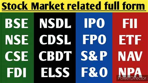 cdsl full form in share market